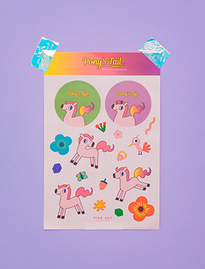 [Ponys Tail] Sticker 